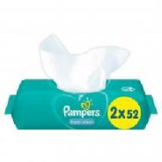 Детские влажные салфетки Pampers Fresh Clean 2 пачки 104 шт.