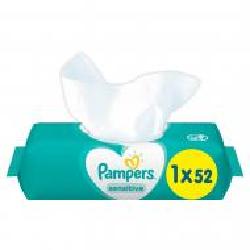 Детские влажные салфетки Pampers Sensitive 52 шт.