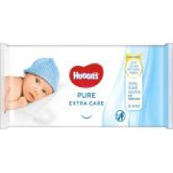 Детские влажные салфетки Huggies Pure Gold 56 шт.