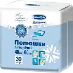 Пеленки одноразовые Білосніжка 30 шт. 40х60 см