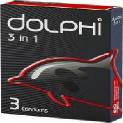 Презервативы Dolphi 3 in 1 3 шт.