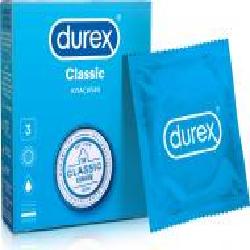 Презервативы Durex Сlassic с силиконовой смазкой 3 шт.