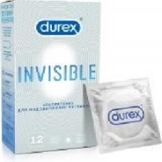 Презервативы Durex Invisible латексные с силиконовой смазкой ультратонкие 12 шт.