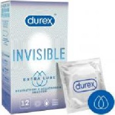 Презервативы Durex Invisible Extra Lube 12 шт.