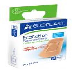 Набор пластырей ECOPLAST EcoCotton 72 x 38 мм нестерильные 10 шт.