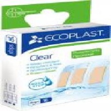 Лейкопластырь ECOPLAST Clear 72х19 мм, 72х25 мм, 72х38 мм нестерильные 19 шт.