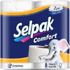 Туалетная бумага туалетная бумага Selpak Comfort двухслойная 8 шт.