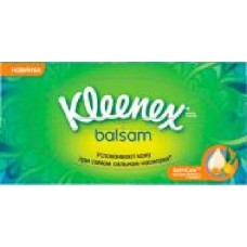 Салфетки гигиенические в коробке Kleenex Balsam 72 шт.