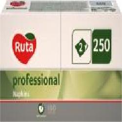 Салфетки столовые Ruta Professional 1/8 33х33 см белый 250 шт.