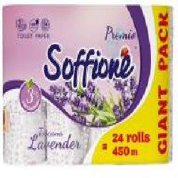 Туалетная бумага Soffione Toscana Lavender трехслойная 24 шт.