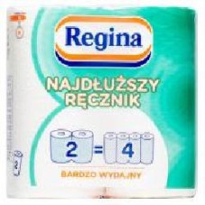 Бумажные полотенца Regina 20,7 м двухслойная 2 шт.