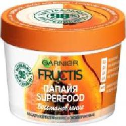 Маска Garnier Fructis Super Food Папайя Восстановление для поврежденных волос 390 мл