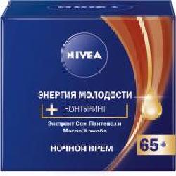 Крем ночной Nivea Энергия молодости антивозрастной для укрепления контуров лица 50 мл