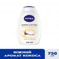 Крем-гель для душа Nivea и пена для ванны «Крем и кокос