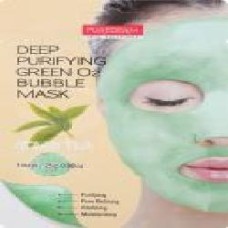 Маска-пенка Purederm Deep Purifying Green O2 Bubble Mask Green Tea 25 мл 1 шт.