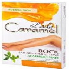 Восковые полоски Lady Caramel Зеленый чай 16 шт./уп.