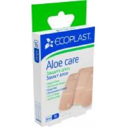 Набор пластырей ECOPLAST Защита алоэ нестерильные 16 шт.