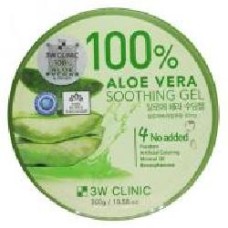 Крем-гель 3W Clinic многофункциональный увлажняющий Aloe Vera Soothing Gel 300 мл