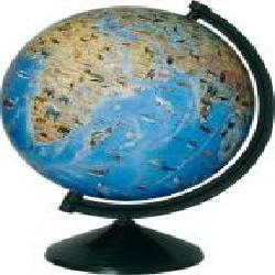 Глобус физический с животными 26 см Інститут передових технологій