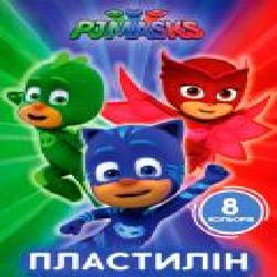 Пластилин PJ Masks 8 цветов 120468 Перо