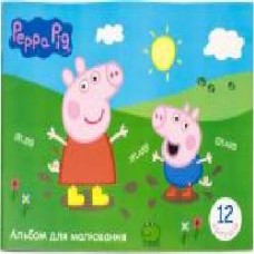 Альбом для рисования Peppa Pig 12 листов Перо