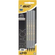 Набор карандашей чернографитных Evolution Black 4 шт. 896016 BIC