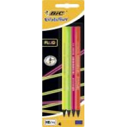 Набор карандашей Evolution Fluo 4 шт. BIC