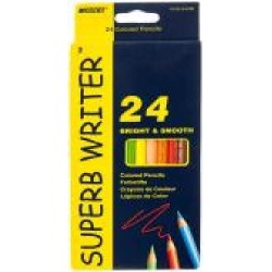 Карандаши цветные Superb Writer 4100-24CB 24 шт. Marco