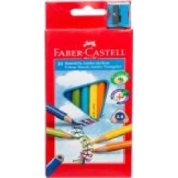 Карандаши цветные Jumbo с точилкой Faber-Castell