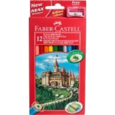 Карандаши цветные с точилкой Faber-Castell