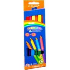 Карандаши цветные 6 шт. 12 цветов PC15040006010 Rainbow Jumbo Y PLUS