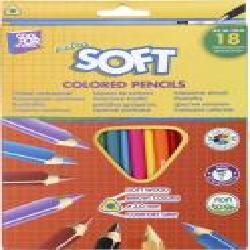 Карандаши цветные Extra Soft 18 шт. CF15144 Cool For School