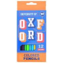 Карандаши цветные Oxford Blue, 12 шт. YES