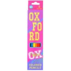 Карандаши цветные Oxford Pink, 6 шт. YES