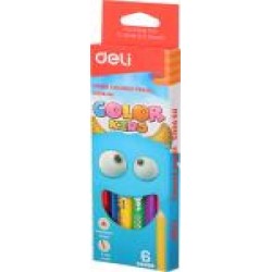 Карандаши цветные Color Kids Jumbo EС00660 6 шт. Deli