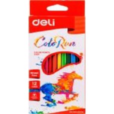 Карандаши цветные Color Run С00100 12 шт. Deli