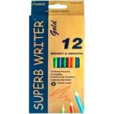 Карандаши цветные Superb Writer Gold E4100G-12CB Marco