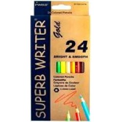 Карандаши цветные Superb Writer Gold E4100G-24CB Marco