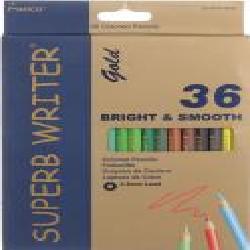 Карандаши цветные Superb Writer Gold E4100G-36CB Marco