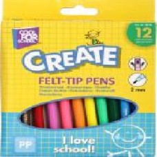 Фломастеры Create 12 шт. CF15216 Cool For School