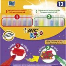 Фломастеры Мини Колор&Криейт 12 шт. BIC