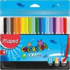 Фломастеры Color Peps Ocean 18 цветов Maped