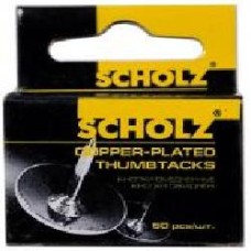 Кнопки канцелярские SCHOLZ медные 4830 SOZ 04110020