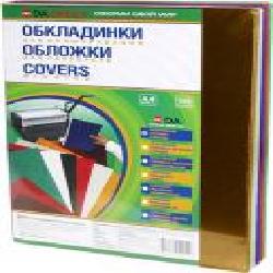 Обложка для брошюрования D&A А4 Transparent colour ассорти 180 мкм 100 шт.