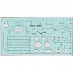 Линейка-трафарет для черчения ТЧ-1
