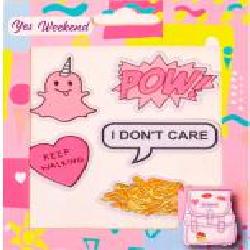 Декоративный элемент наклеек Patch stiker, I do not care 1 комплектов YES