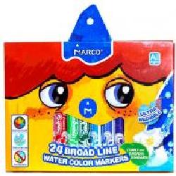 Фломастеры Super Washable Jumbo 24 шт Marco