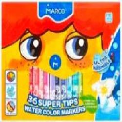 Набор фломастеров Super Washable 36 цветов 1630-36CB Marco