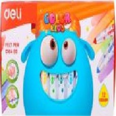 Фломастеры Color Kids Jumbo 12 шт. EС10400 Deli