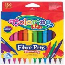 Фломастеры Fibre Pens 12 цветов 14588PTR/1 Colorino